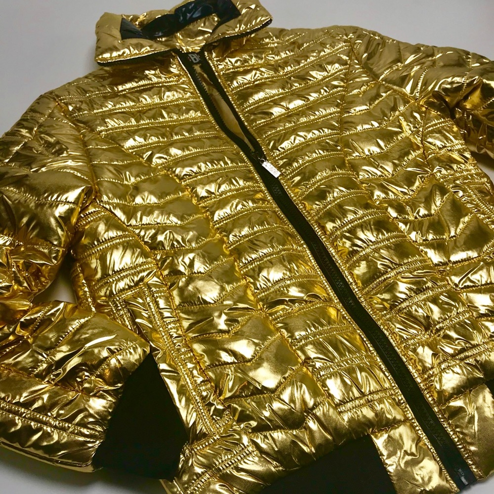 Men's Gold Quilty Fashion Jacket